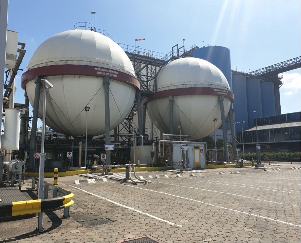 All new control philosophy for Linde Gas Botlek tank park